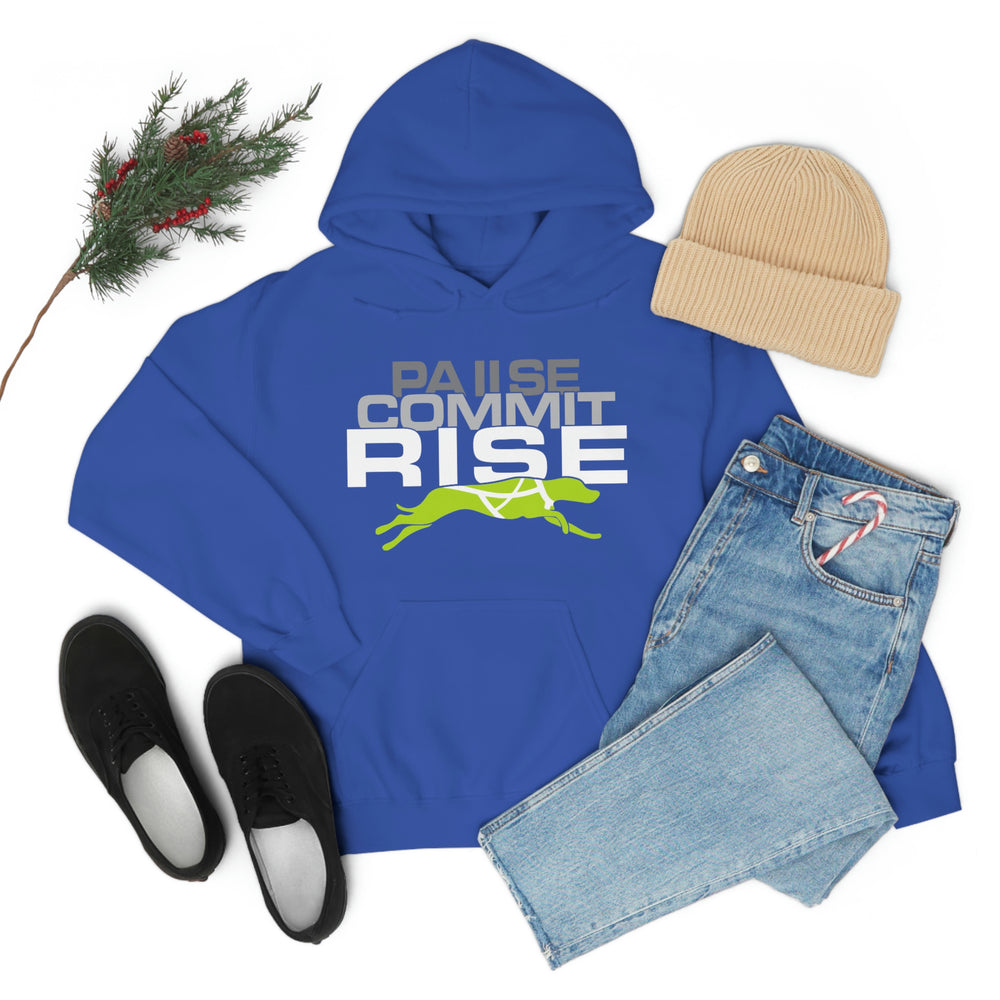 
                      
                        Pause Commit Rise Official Advanced Performance Canine Unisex Heavy Blend™ Hooded Sweatshirt
                      
                    